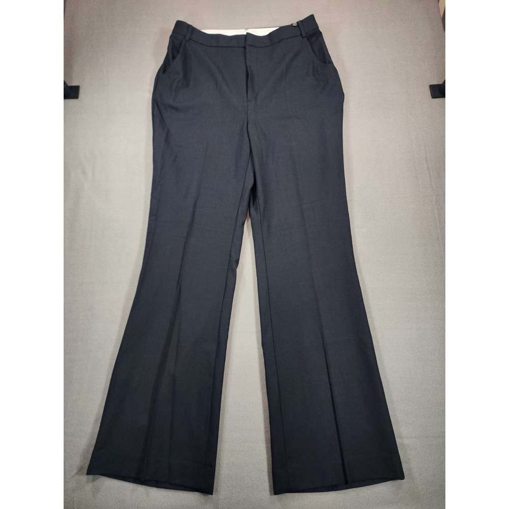Express Edition Simon Spurr Black Wool Blend Dress Pant Size 10 32" Inseam Work